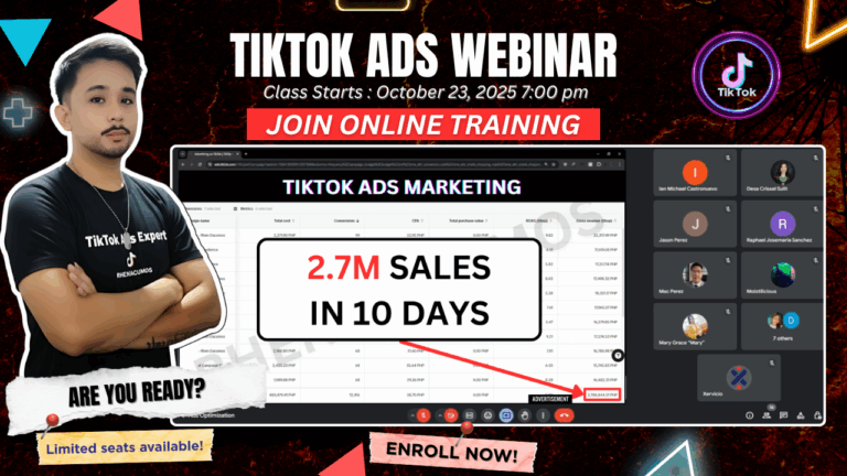 TIKTOK ADS + AI MARKETING – ONLINE TRAINING