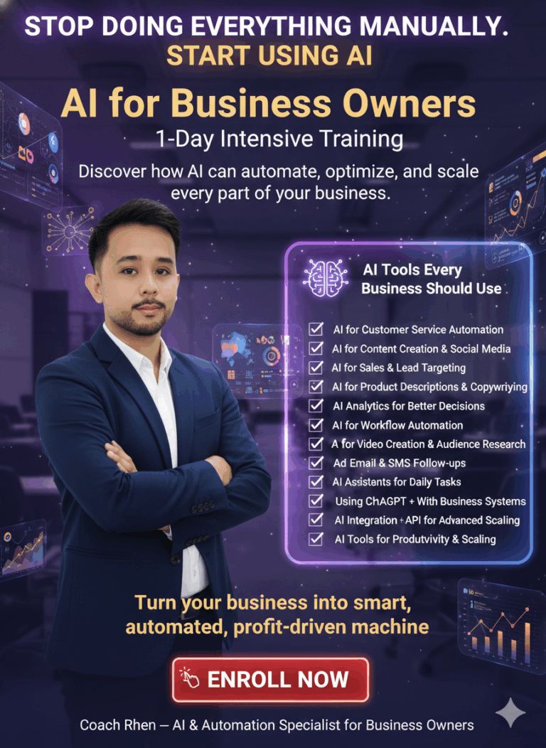 AI AUTOMATION FOR BUSINESS LIVE TRAINING