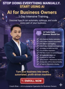 AI AUTOMATION FOR BUSINESS LIVE TRAINING